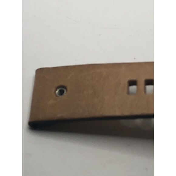 Diesel Watch Parts 2 Piece Leather Half Band Only No Clasp Tan 24mm PY204 - Picture 6 of 9